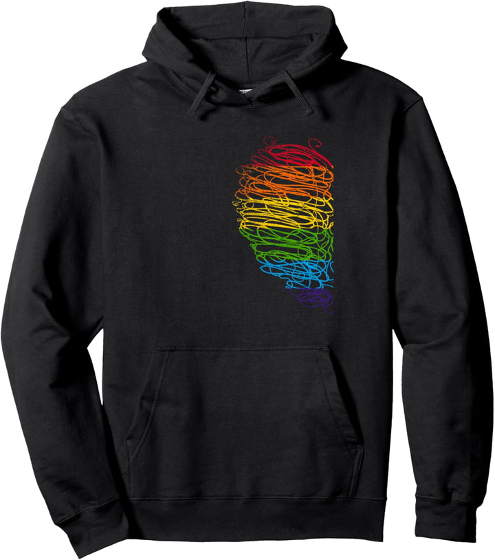 Cool Herz CSD Partner Regenbogen LGBT Flagge Geschenk Pullover Hoodie