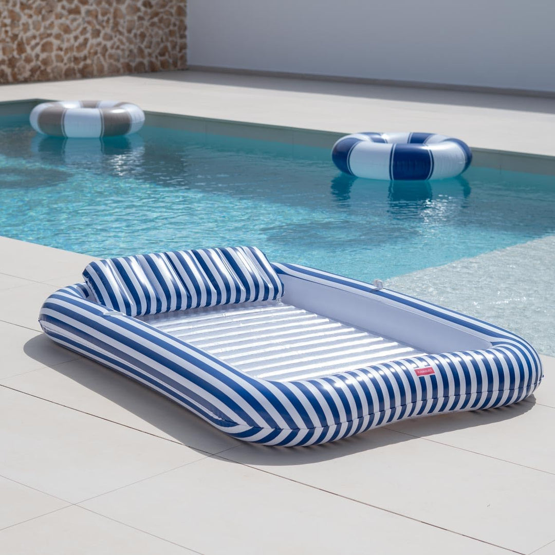 Flamingueo Luftmatratze Pool - Tanning Pool mit Spinkler - Getränkehalter Inklusive - Strapazierfähi