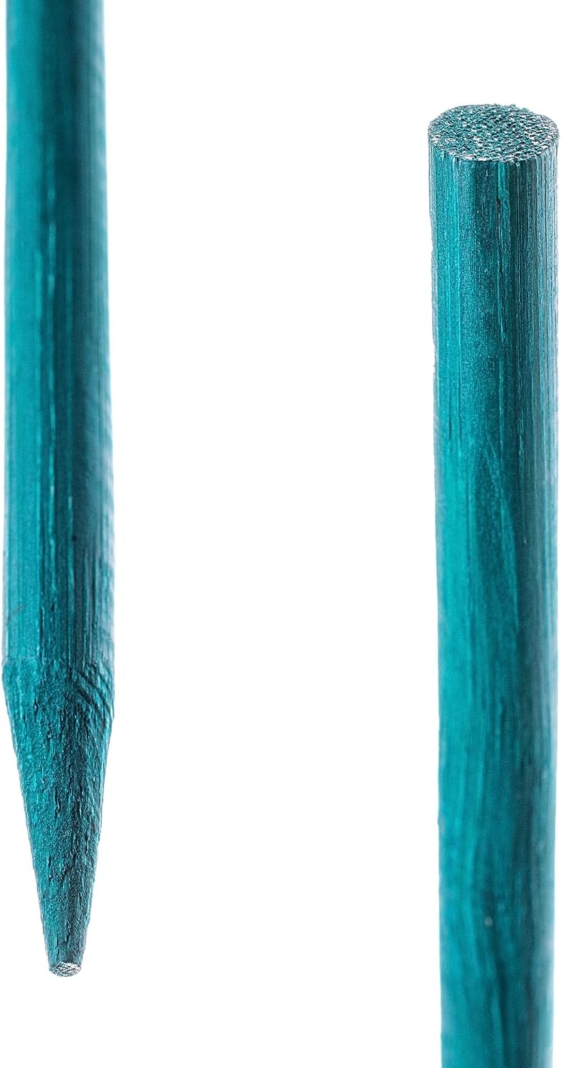 KADAX Bambusstäbe 70cm x 5.5mm, 200er Set, Pflanzstäbe aus Bambus, Holzstäbe als Pflanzenstütze für