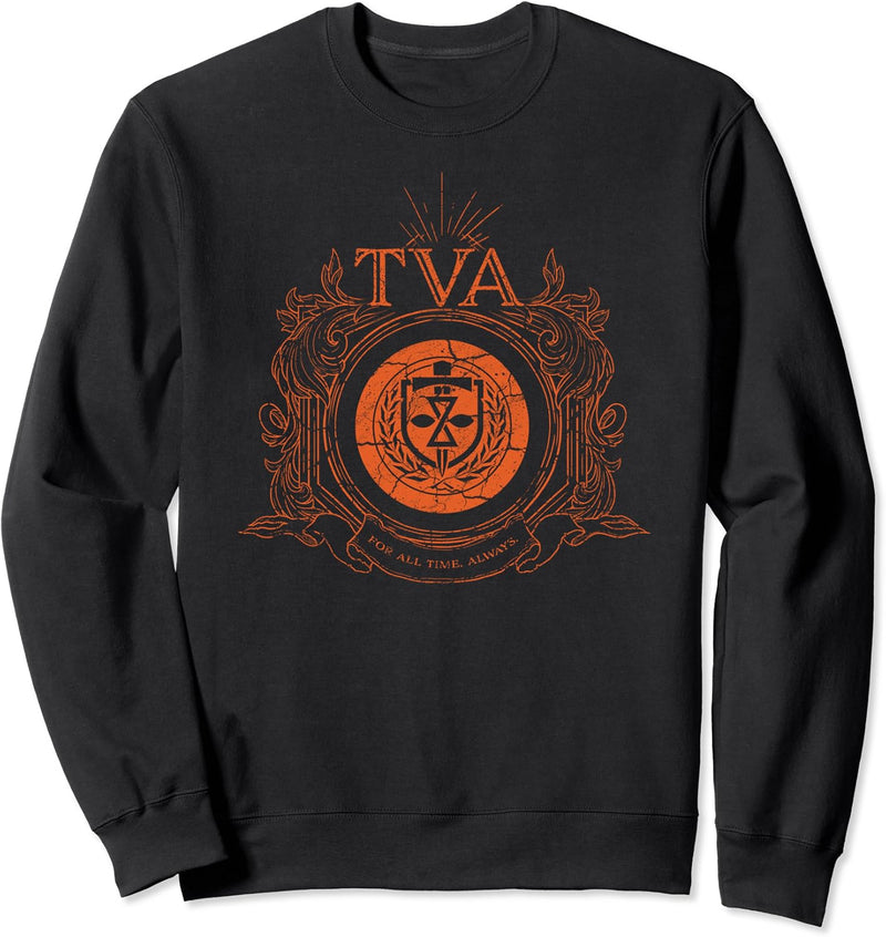 Marvel Loki Time Variance Authority TVA Badge Sweatshirt