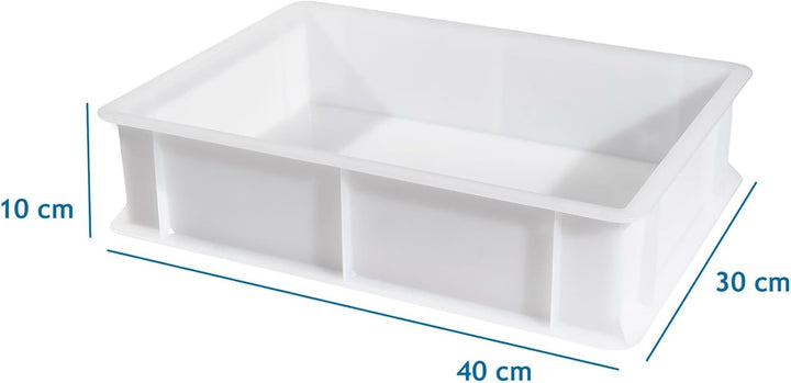 CookandSupply Gärbox für Pizza und Brot BPA-free - Lebensmittelechter Teigbehälter - Made in Italy -
