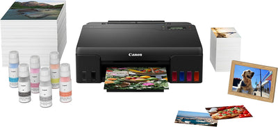 Canon Tintenstrahldrucker PIXMA G550 MegaTank Drucker (4.800 x 1.200 dpi, Fotodrucker 10x15 cm, LC D