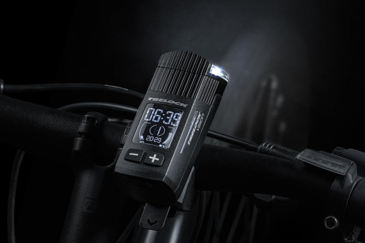 TRELOCK Fahrradlicht Set, LS 760 I-GO VISION 100 LUX und LS740 VECT Rücklicht mit Bremslichtfunktion