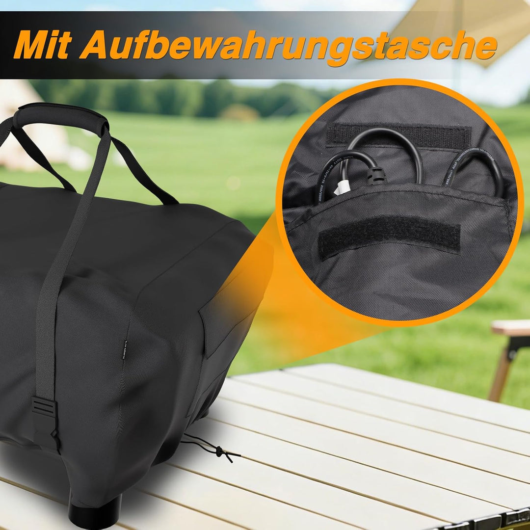 Aussen Pizzaofenabdeckung Kompatibel mit Ninja Pizzaofen MO201, wasserdichte Abnehmbare Grillabdecku