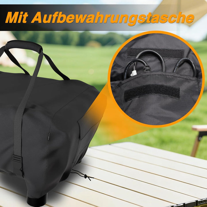 Aussen Pizzaofenabdeckung Kompatibel mit Ninja Pizzaofen MO201, wasserdichte Abnehmbare Grillabdecku