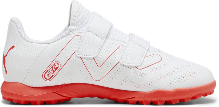 PUMA Unisex Kinder Future Play Tt V Jr Leichtathletik-Schuh 35 EU Puma White Fire Orchid, 35 EU Puma