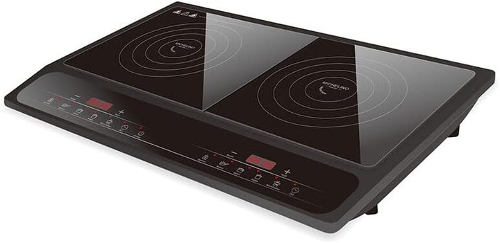 Michelino Doppel Induktionskochplatte Doppel Kochplatte Koch Feld Kochfeld Induktion 2000 + 1500 Wat