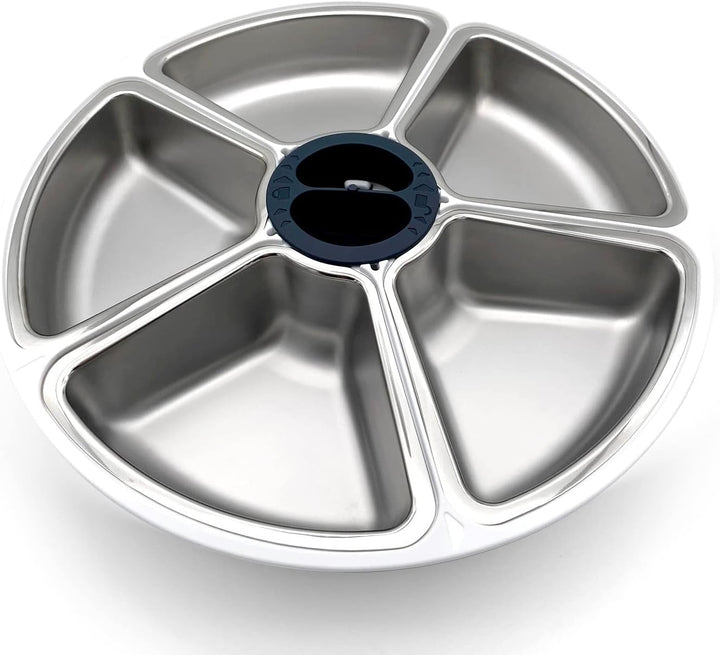 Closer Pets Five-Meal Automatischer Futternapf mit Edelstahl-Einsätzen und Kühlakkus (C500) 5 Meal F