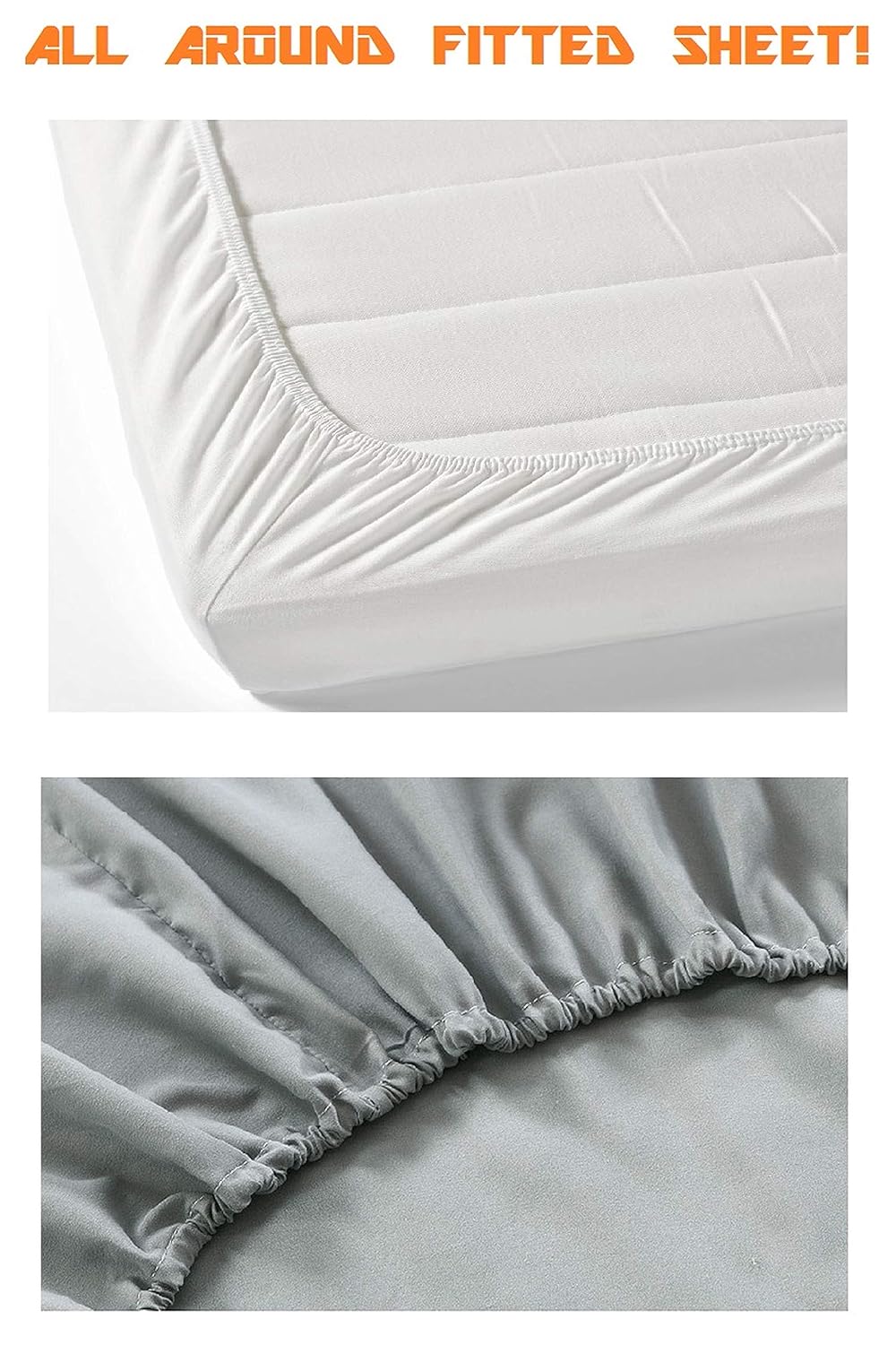 Elegant Comfort Bettwäsche-Set, luxuriös, weich, Fadenzahl 1500, ägyptische Qualität, Knitter- und l