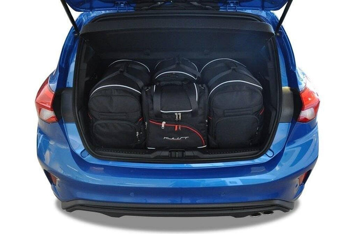 KJUST Dedizierte Reisetaschen 4 stk kompatibel mit FORD FOCUS HATCHBACK IV 2018+