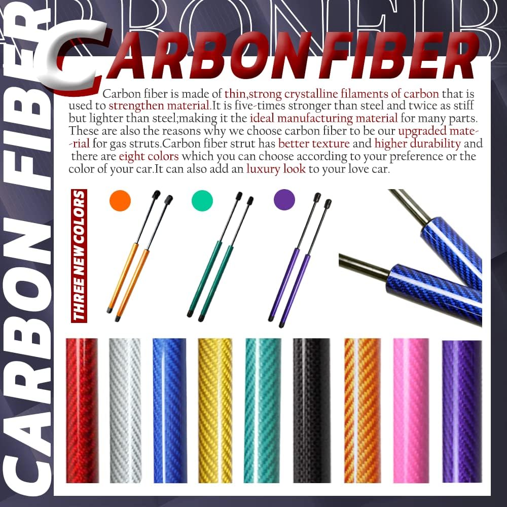 JINGLING Motorhaubenstreben für MX5 MX-5 NA NB 1989–2005 Fronthaube Gasdämpfer Lift Supports Modify