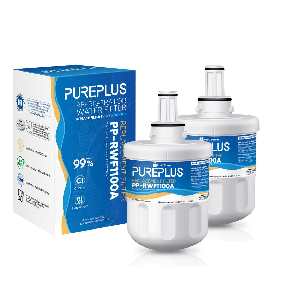 PUREPLUS Kühlschrank Wasserfilter,Kompatibel für Samsung DA29-0003F, DA29-0003G, Aqua Pure Plus Hafi