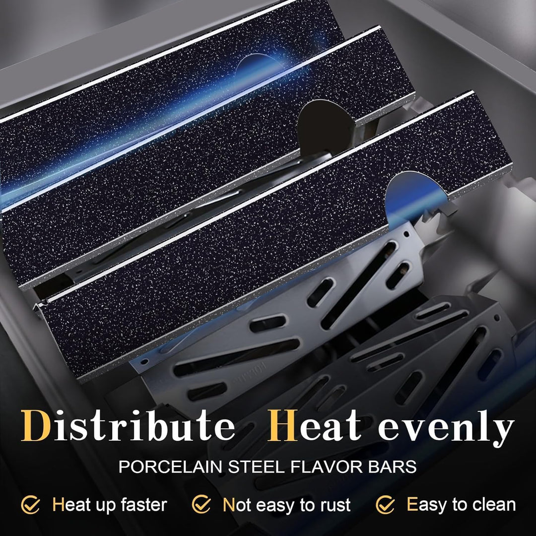 Denmay 66032 43,4 cm Flavorizer Bars für Weber Genesis II/LX 300 Serie, Genesis II 210, LX 240, II S