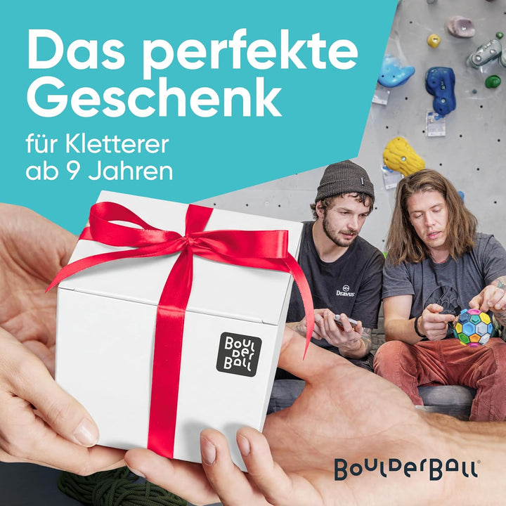 BOULDERBALL 3D Kletterball, Weltneuheit, Klettern auf kleinstem Raum - fördert Konzentration, Kreati