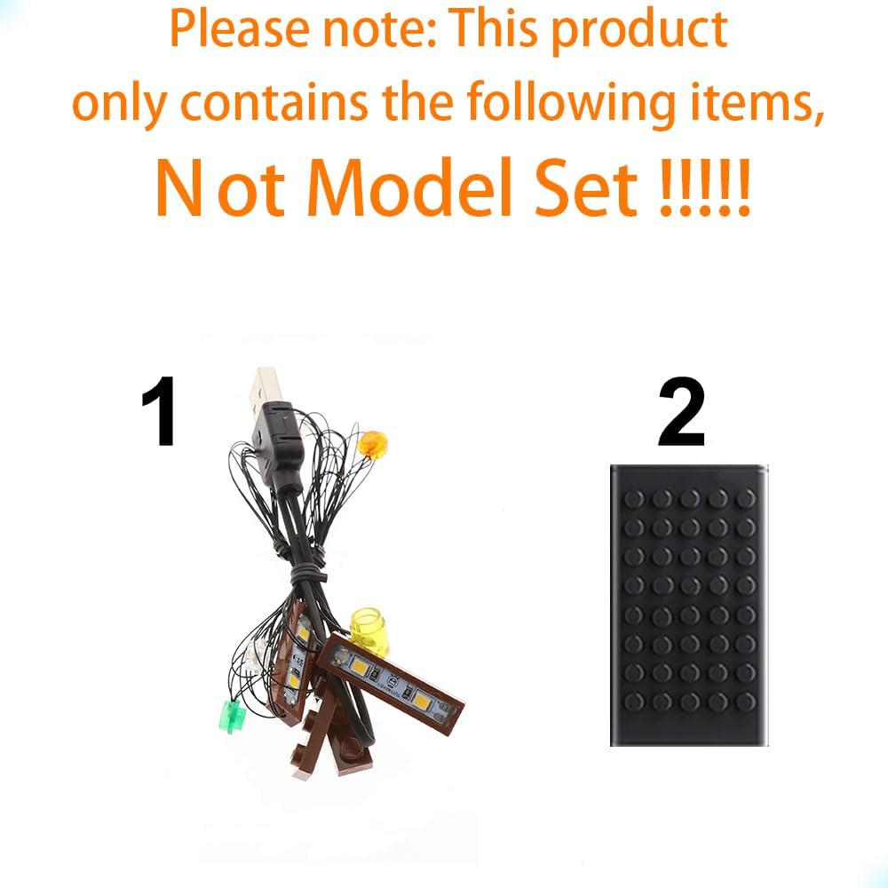 GEAMENT LED Licht-Set Kompatibel mit Lego 43242 Die Hütte von Schneewittchen und den Sieben Zwergen