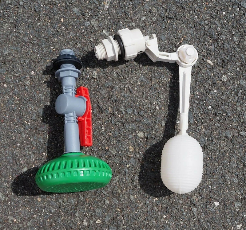Gartendusche, Solardusche, Wassertank für die Gartendusche, Wassertank PE 100L inkl. Füllventil &
