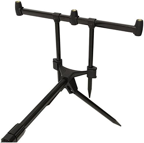 G8DS® Set Rod Pod Rutenhalter + Tragetasche inklusive 3 Bissanzeiger mit Lautstärkeregler für + LED