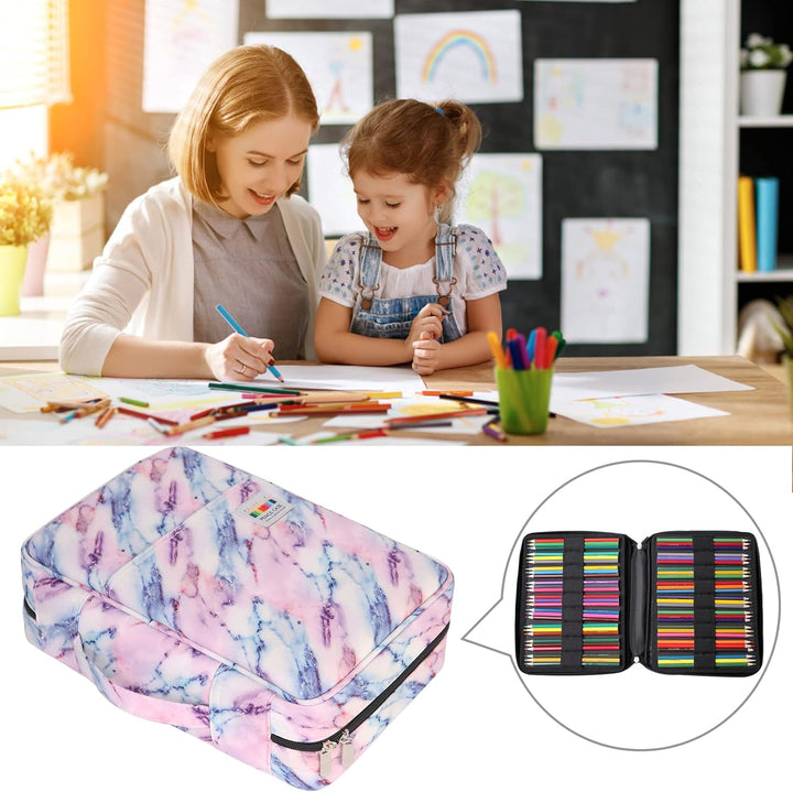 BOMKEE Federmäppchen Grosse, 304 Schlitze Etui Stifte Schule Federmappe Federtasche Maeppchen Mäppch