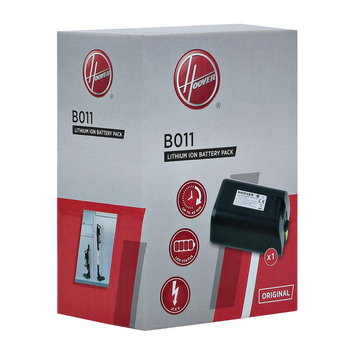 Hoover B011 Lithium-Akku für Staubsauger, wiederaufladbar, 21,6 V, schwarz, Original, für Staubsauge