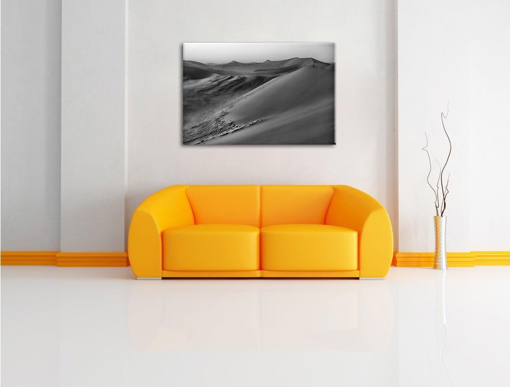 Pixxprint riesige Sandhügel als Leinwandbild/Grösse: 100x70 / Wandbild/Kunstdruck/fertig bespannt, 1