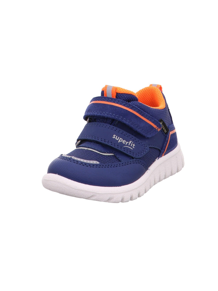Superfit Baby-Jungen Sport7 Mini Gore-tex Lauflernschuhe 23 EU Blau Orange 8010, 23 EU Blau Orange 8