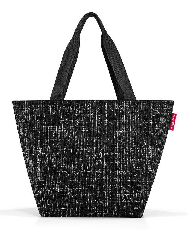 reisenthel shopper bouclé black – Geräumige Shopping Bag und edle Handtasche in einem – Aus wasserab