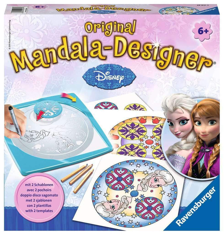 Ravensburger Mandala Designer Frozen 29841, Zeichnen Lernen mit Anna, ELSA und ihren Freunden für Ki