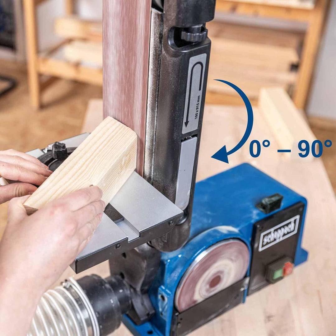 Scheppach Band -&amp; Tellerschleifer BTS800 Bandschleifer | 370W Leistung | Bandlänge 715mm - Breite 10