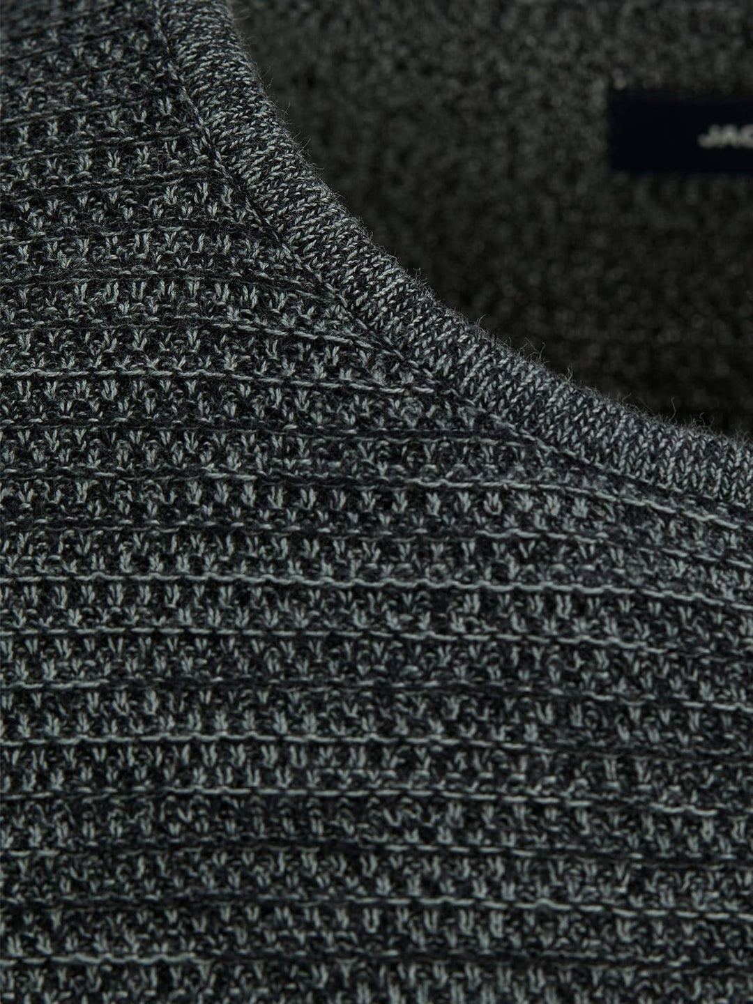 JACK & JONES Herren Jjtheo Knit Crew Neck Strickpullover S Black/Detail:twisted With Sedona Sage, S