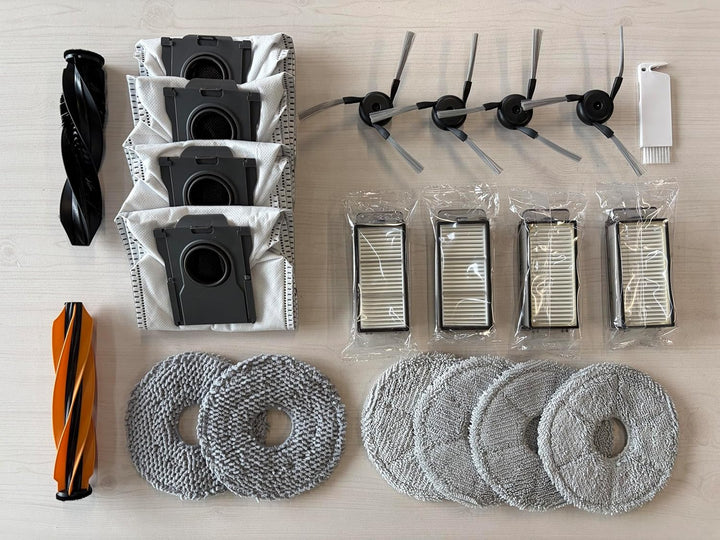Zubehör für Dreame X50 Ultra Complete L40s Pro Ultra Wischpads X6; Staubbeutel X4; Filter HEPA X4; H