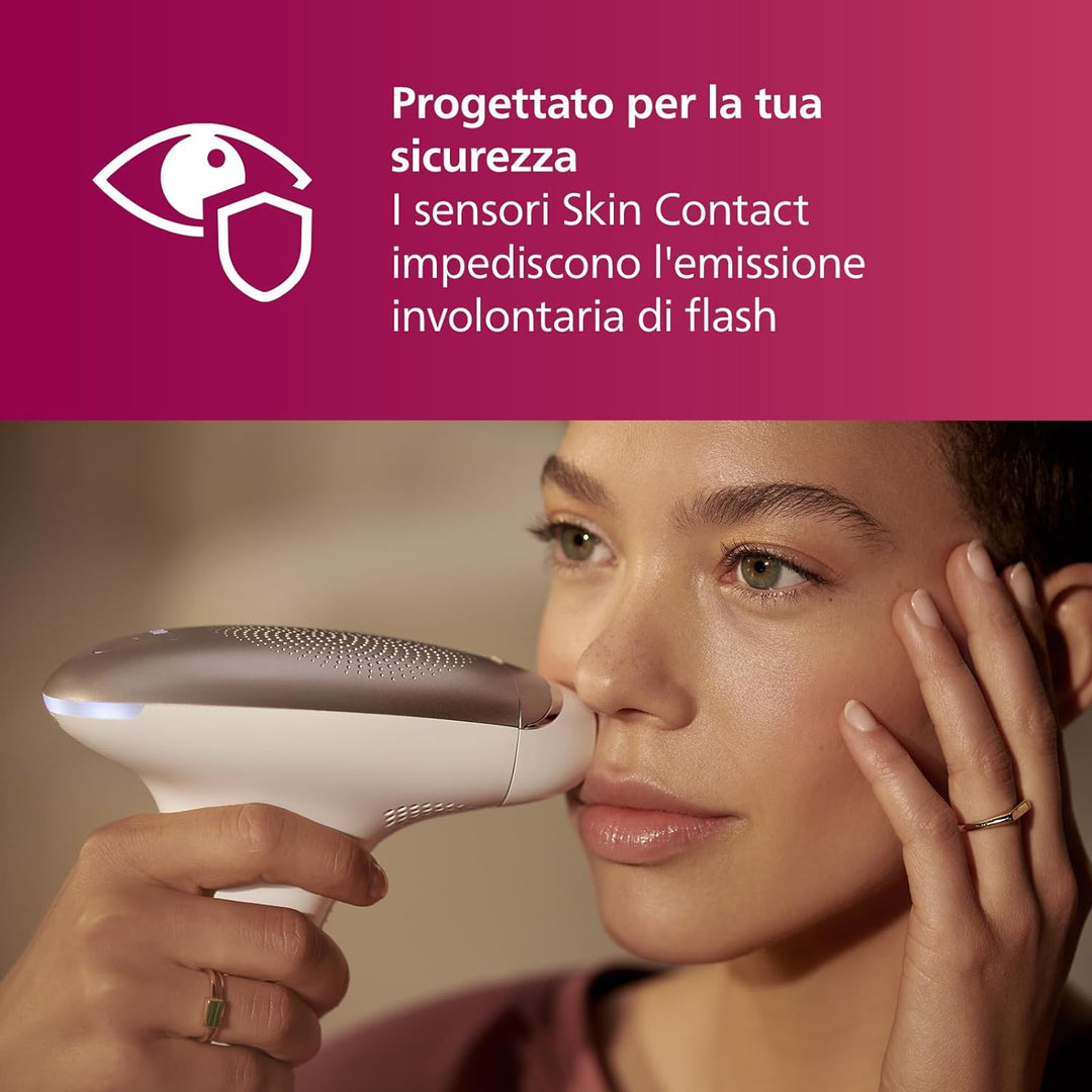 Philips Lumea IPL Advanced, 3 Zubehörteile, Epiliergerät und kompakter Satin-Trimmer