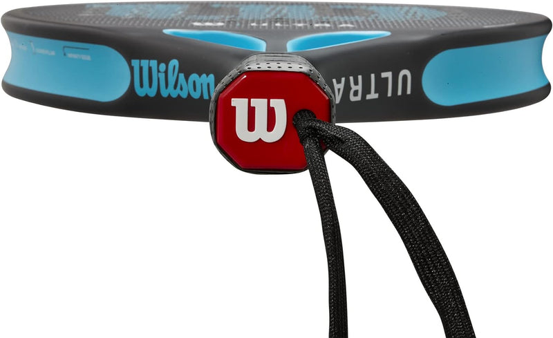 Wilson Padel-Schläger Ultra Elite V2, Fiberglas/EVA, 361 g, Schwarz/Blau, WR066911U2