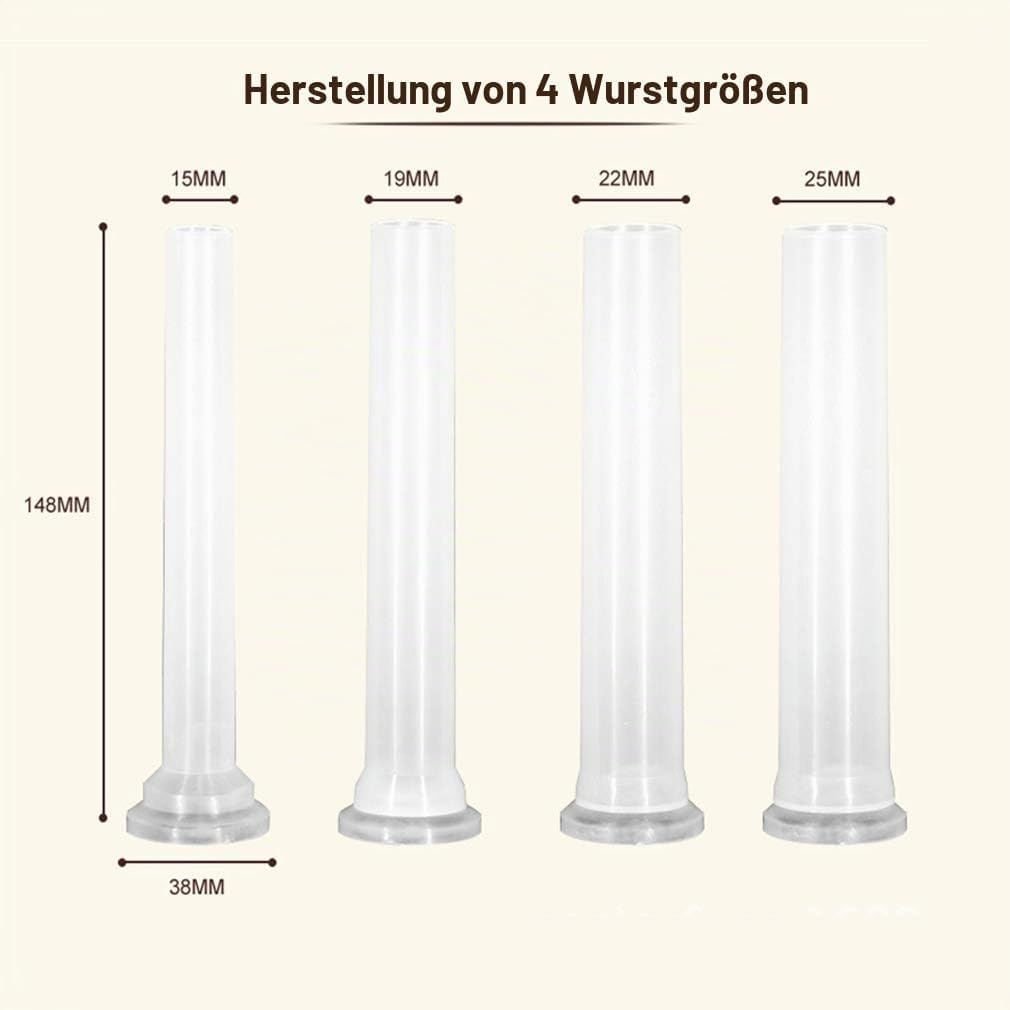 JasCherry 2.5 LB Wurstmaschine Wurstfüller aus Edelstahl mit Feste Halterung - Vertikal Wurstfüllmas