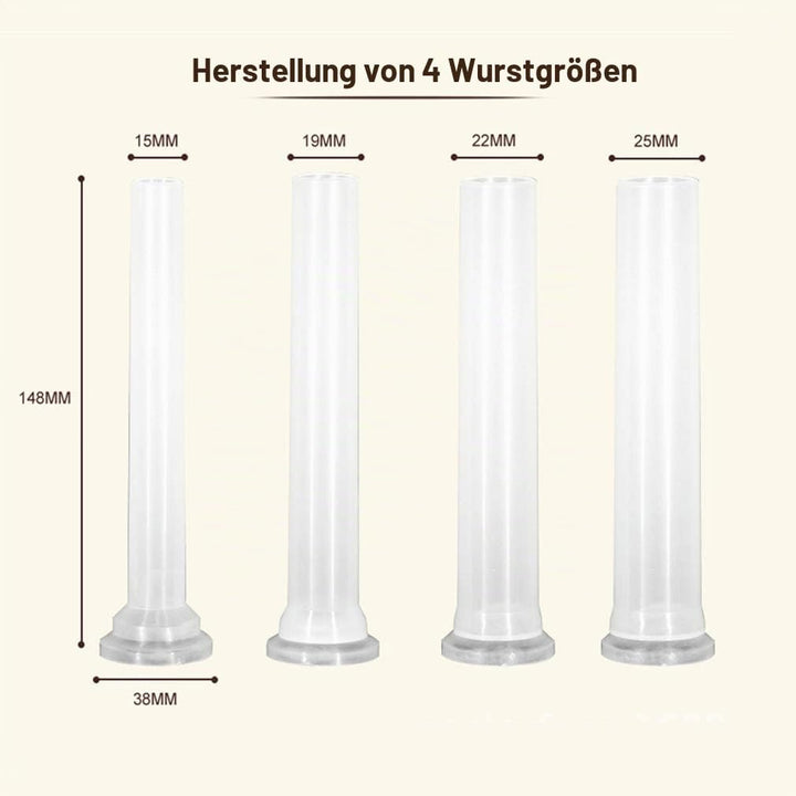 JasCherry 2.5 LB Wurstmaschine Wurstfüller aus Edelstahl mit Feste Halterung - Vertikal Wurstfüllmas