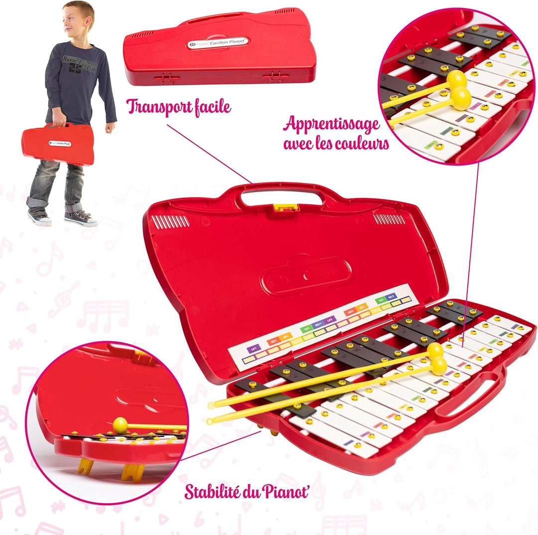 FUZEAU 9878 Carillon PIANOT rot Einzigartig, Einzigartig