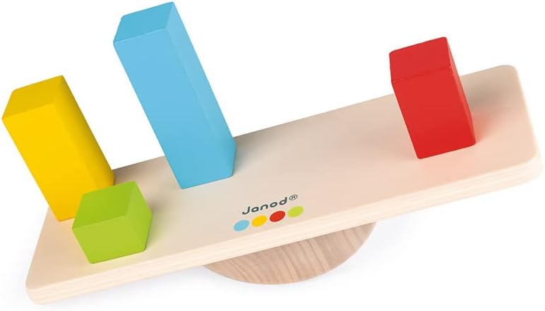 Janod - Essentiel - Die Gewichte - Lernspiel aus Holz Babys und Kleinkinder - Lernen der Begriffe de