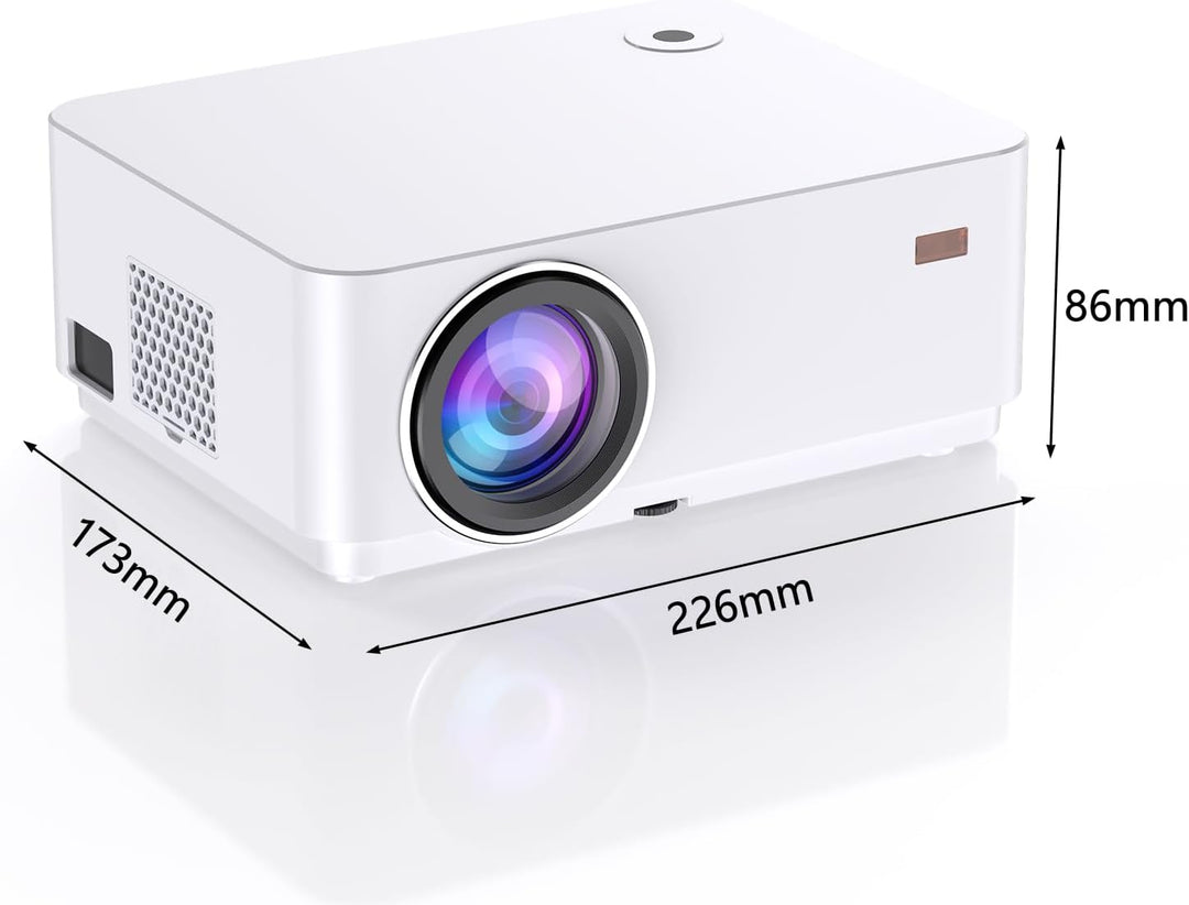 Beamer 4K Mit Android TV, SEWENS 800 ANSI WiFi Bluetooth Projektor, Autofokus und Keystone, Native 1