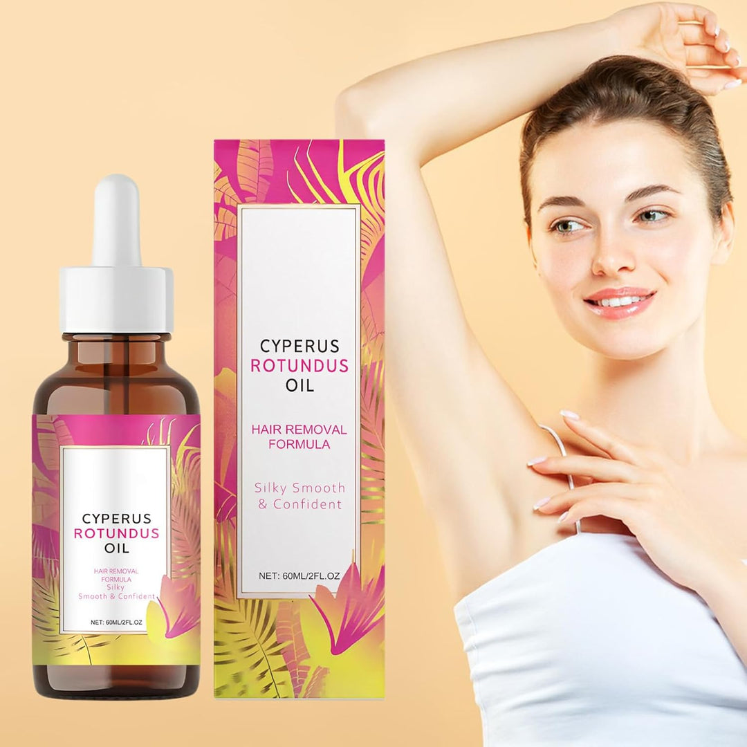 Cyperus Rotundus-Öl, Cyperus Rotundus Oil, Haarentfernungsöl mit Cyperus Rotundus, reduziert das Nac