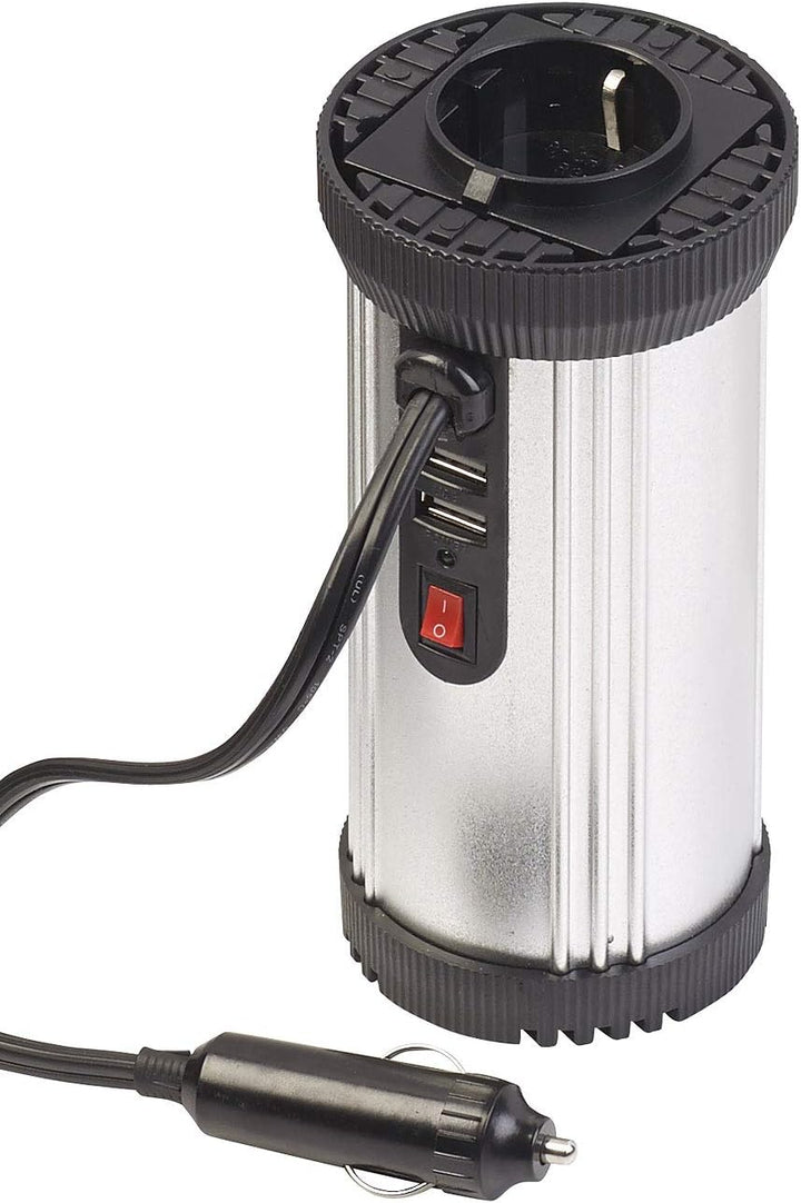 revolt Solarpanel 20 Watt: Solarpanel (20 W) mit Akku, Laderegler und 230-V-Wandler (Solarpanel mit