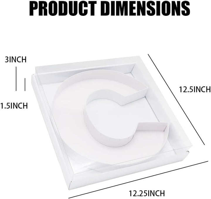 WENPACK Pappmaché, dekorativ, Erdbeeren, befüllbar, mit transparentem Deckel, 30,5 cm, Weiss Weiss C