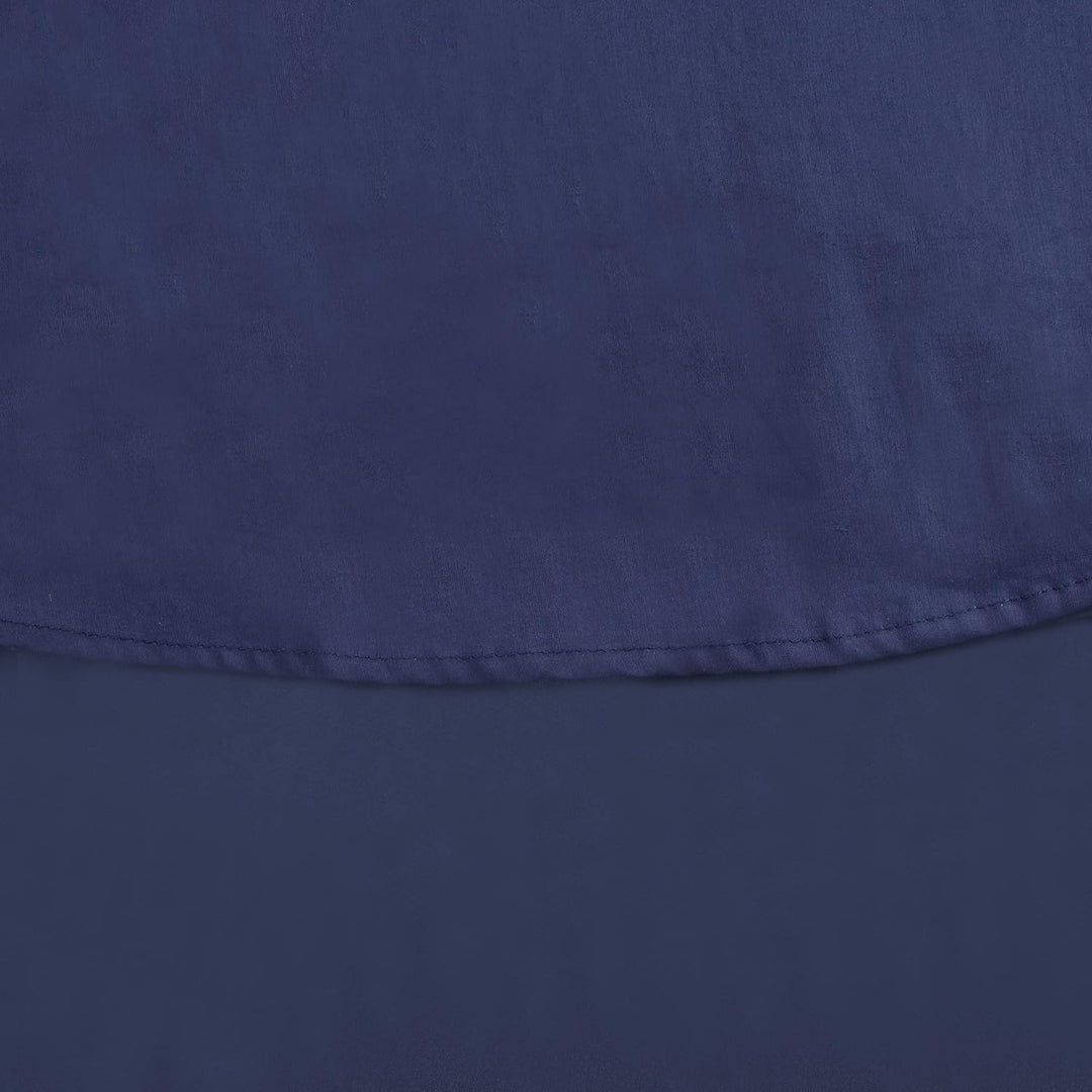 Sunny Fashion Mädchen Kleid Blume Schnüren Saum Hochzeit Erstkommunion Gr. 110-158 6 Jahre Blau, 6 J