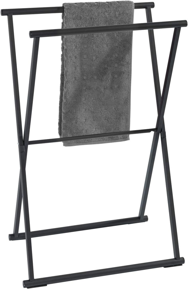 WENKO Handtuchständer Lava Schwarz matt, Masse (B x H x T): 53.5 x 80.5 x 35 cm, Schwarz