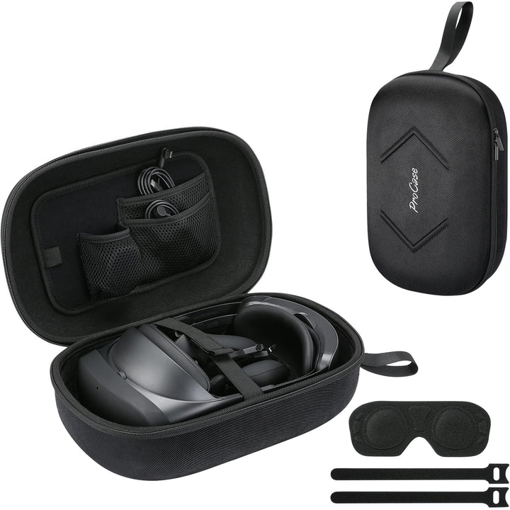 ProCase Reisetasche für Meta/Oculus Quest Pro, schützende Aufbewahrungsbox kompatibel mit VR Gaming