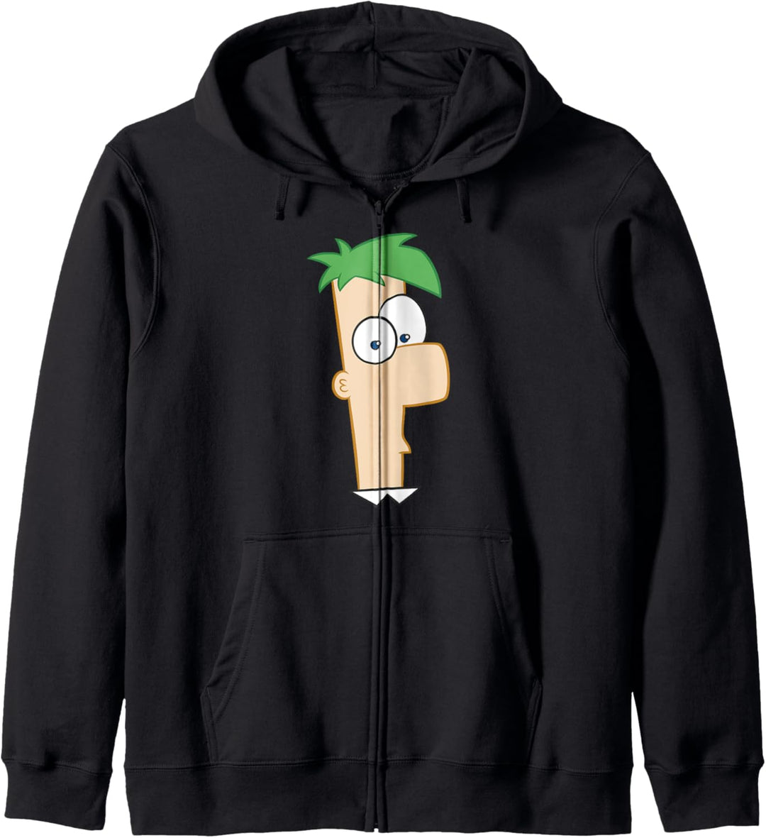 Disney Phineas und Ferb Ferb Big Face Kapuzenjacke