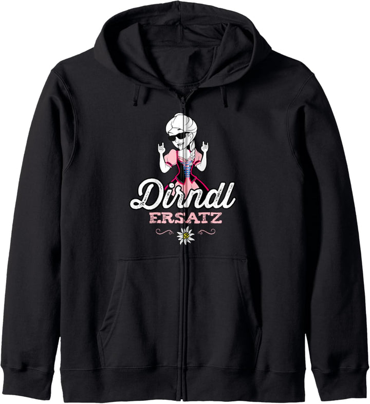 Dirndl Ersatz Tracht Kinder Trachtenshirt Damen Trachten Kapuzenjacke