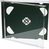 10 CD-/DVD-Hüllen für Doppel-Juwelen 1 Schwarz, 1 Schwarz