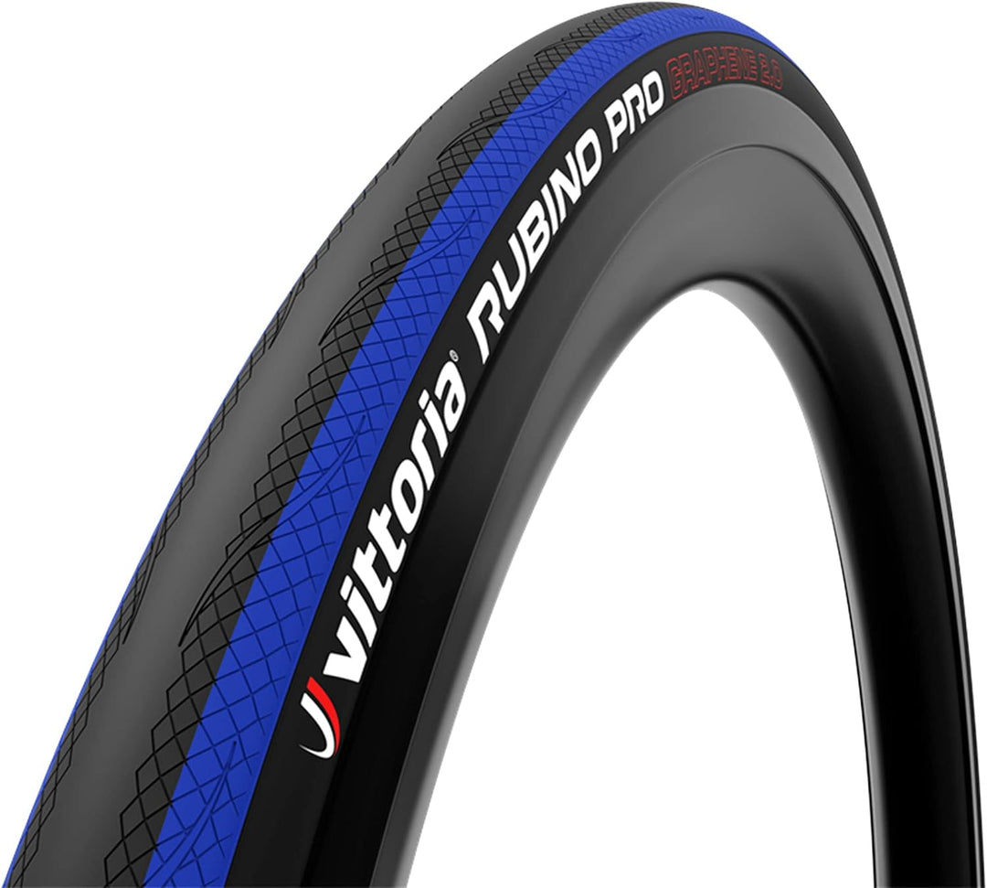 Vittoria Rubino Pro Faltreifen 700 x 25c Schwarz / Blau / Schwarz, 700 x 25c Schwarz / Blau / Schwar