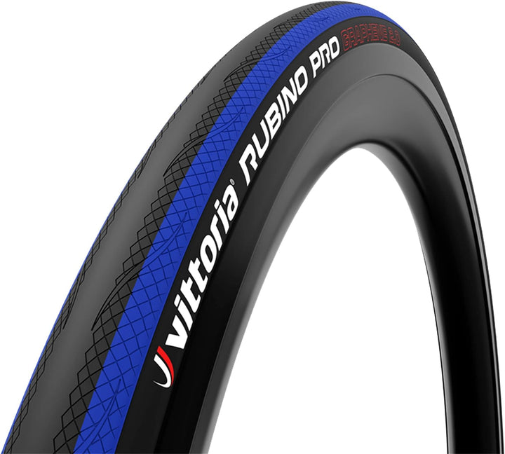 Vittoria Rubino Pro Faltreifen 700 x 25c Schwarz / Blau / Schwarz, 700 x 25c Schwarz / Blau / Schwar