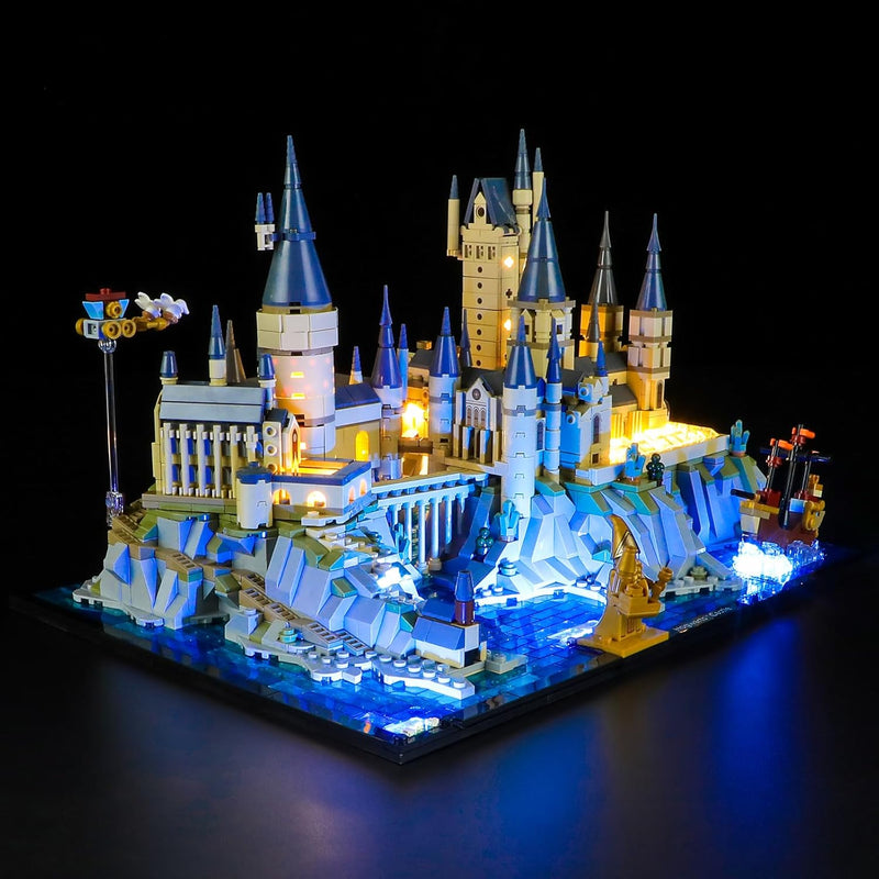 BRIKSMAX 76419 Led Licht für Lego Schloss Hogwarts mit Schlossgelände - Compatible with Lego Harry P