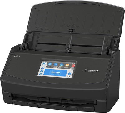 ScanSnap iX1500 Dokumentenscanner schwarz - Desktop A4 doppelseitig mit WLAN, Touchscreen, USB 3.1 (